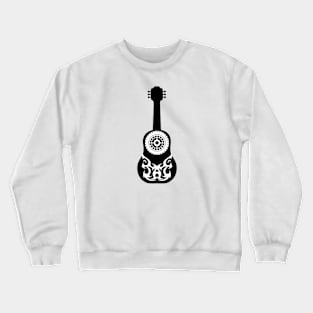 Guitar Tattoo Art Design Crewneck Sweatshirt